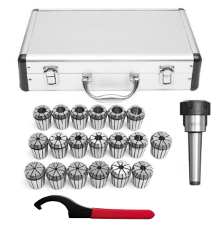 Sada upínače MK3/M12/ER32 a kleštin 2-20 mm (19 ks)